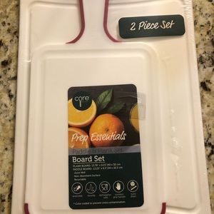 2 Piece cutting board set